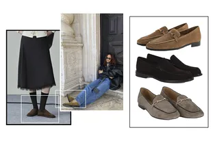 7 пар стильных лоферов из замши на весну-лето 2026