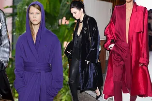 20 пальто-халатов на весну из шелка, бархата и трикотажа 20 пальто-халатов на весну из шелка, бархата и трикотажа