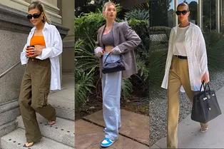 Как носить широкие брюки, чтобы уравновесить силуэт