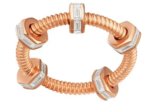 Закручиваем гайки. Из розового золота и бриллиантов от Cartier