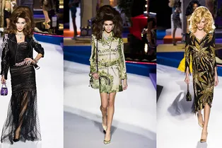 Сектор «Приз» на барабане! Джереми Скотт превратил показ Moschino в телевикторину