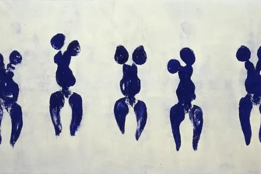 Что общего между коллекцией Céline весна-лето 2017 и Ивом Кляйном