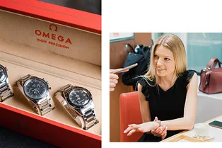 Гостиная Robb Report в бутике Omega