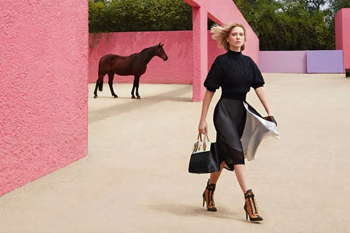 Леа Сейду в объективе Патрика Демаршелье в рекламной кампании Louis Vuitton