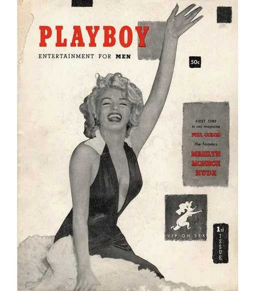 Мэрилин Монро на первой обложке Playboy, декабрь 1953