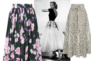 Для современной княгини: 11 пышных юбок с высокой талией, как у Грейс Келли
