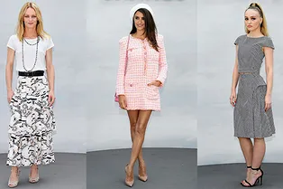 Пенелопа Крус, Ванесса Паради, Лили-Роуз Депп на кутюрном показе Chanel