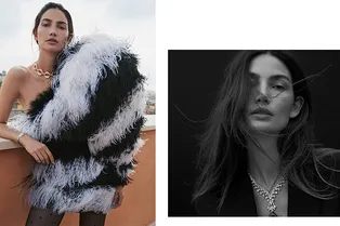 Девушка с обложки: Лили Олдридж в главных хитах праздничного сезона