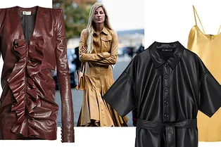 15 кожаных платьев для офиса, вечеринки и романтического свидания