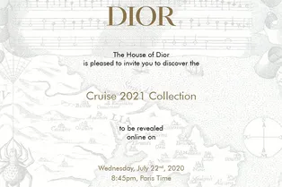 Прямая трансляция показа Dior Cruise 2021