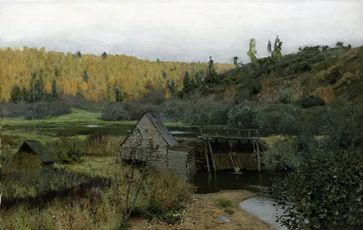 Левитан Исаак. «Пейзаж с мельницей», 1888 год Левитан Исаак. «Пейзаж с мельницей», 1888 год