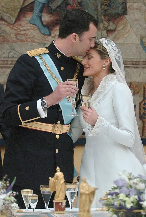 Свадьба в королевском дворце в Мадриде, 22 мая 2004