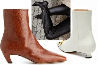 8 пар ботильонов на удобном(!) каблуке kitten heel для элегантного образа