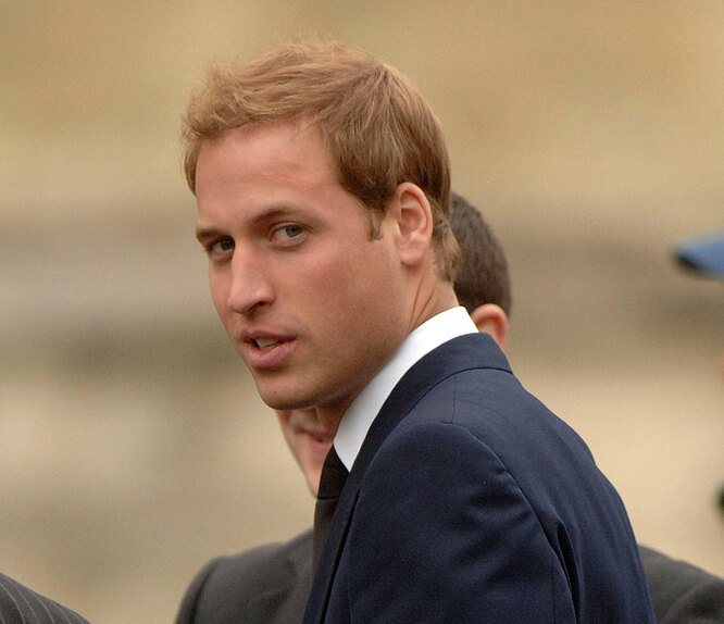 Многие уже и не помнят, что у принца Уильяма была шикарная шевелюра (2007 год)