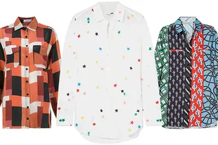 Пришла она нарядная: 10 шелковых рубашек