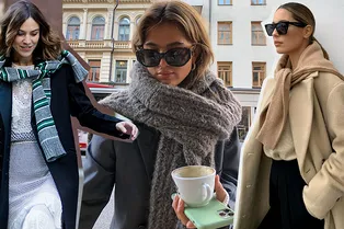 Этой осенью носите свитер вместо шарфа