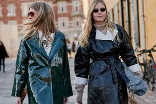 20 нескучных идей от звезд стритстайла, как носить пальто и тренчи весной