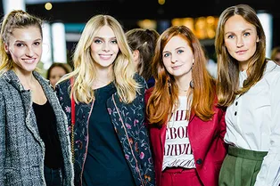 Урсула Ким, Ясмина Муратович, Юлия Прудько и Маргарита Лиева на Дне здоровой критики