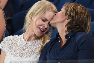 Николь Кидман, Кит Урбан и их поцелуи на полуфинале Australian Open