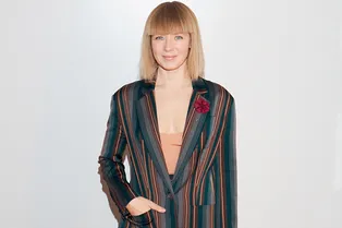 Вика Газинская, Маргарита Пушкина и Ирина Зарькова на ужине Armani