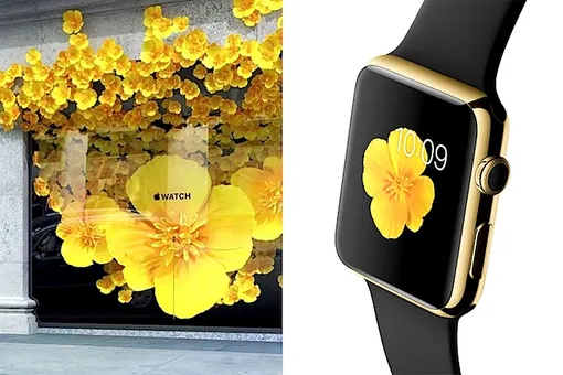 Цветущие витрины в Selfridges