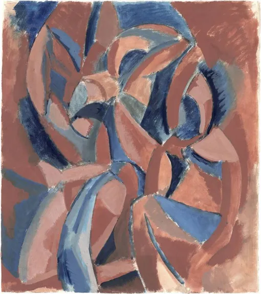 Пабло Пикассо. Этюд к картине «Три женщины». Бумага, гуашь, акварель. 1907–1908