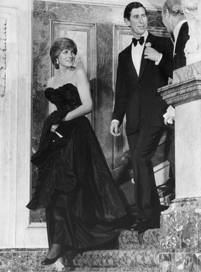 Принцесса Диана и принц Чарльза на приеме, 1981