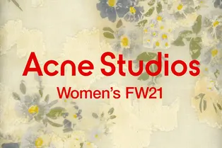 Прямая трансляция показа Acne Studios осень-зима 2021/22