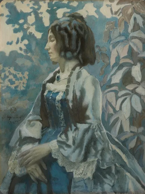 В.Э. Борисов-Мусатов. Портрет дамы. 1902 г. В.Э. Борисов-Мусатов. Портрет дамы. 1902 г.