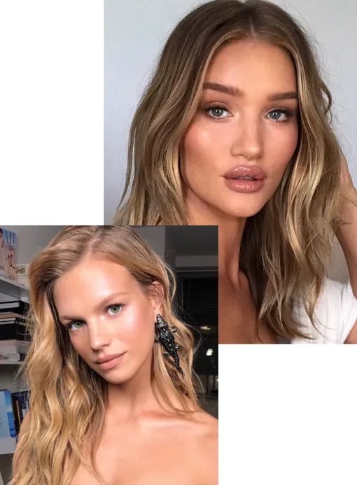 Надин Леопольд и Роузи Хантингтон-Уайтли Надин Леопольд и Роузи Хантингтон-Уайтли