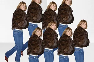 Как носить короткую шубу с джинсами? Как Анна Винтур в 2005 году