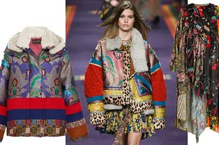 Гардероб из бабушкиного сундука: 20 мастхэвов с осенних подиумов в лоскутной технике