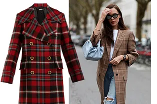 8 клетчатых пальто для первых холодов