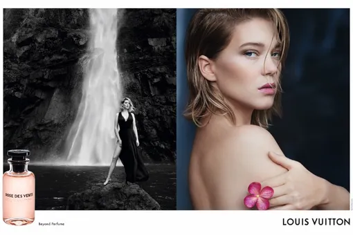 Первые кадры рекламной кампании парфюмерной линии Louis Vuitton с Леа Сейду