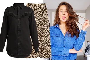 С чем носить джинсовые рубашки зимой: 5 стильных способов