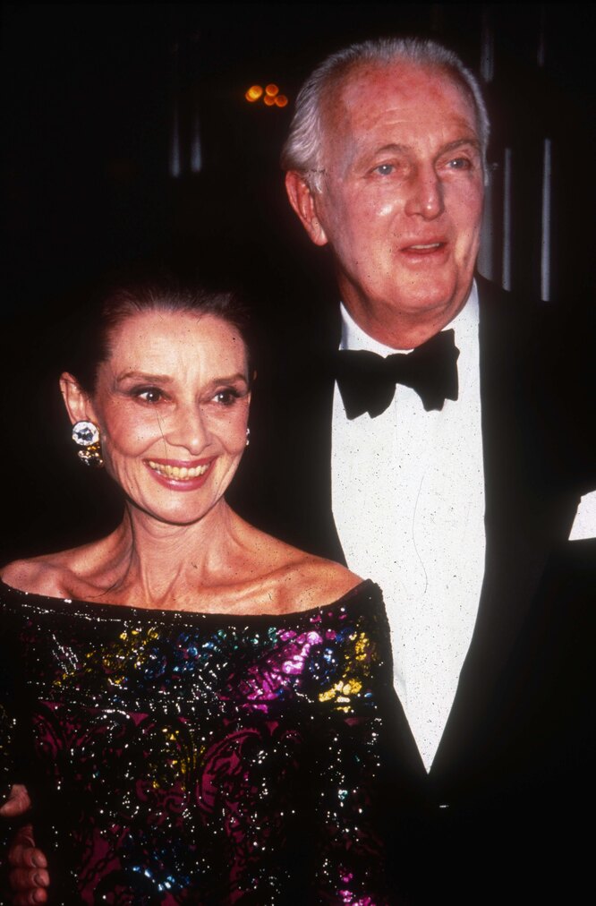 Юбер де Живанши и Одри Хепберн, 1991