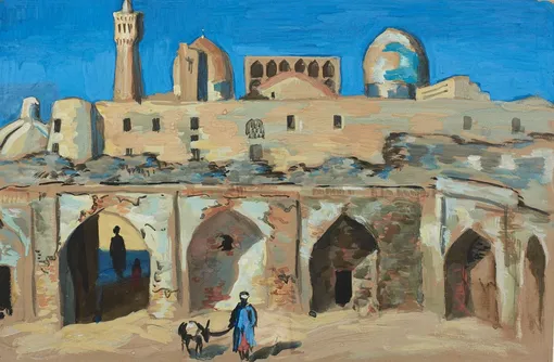 Л.Ю. Крамаренко «Вечер в Бухаре». 1935 г. Л.Ю. Крамаренко «Вечер в Бухаре». 1935 г.