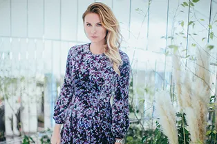 Даша Веледеева, Ксения Собчак, Яна Рудковская и Снежана Георгиева на вечеринке Erdem x H&M