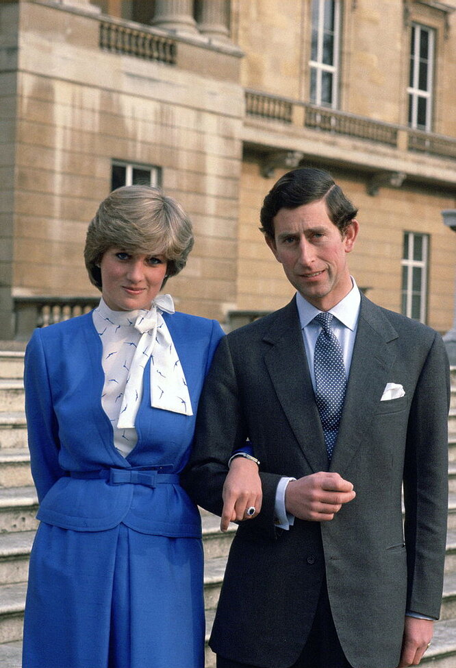 Принцесса Диана с принцем Чарльзом, 1981