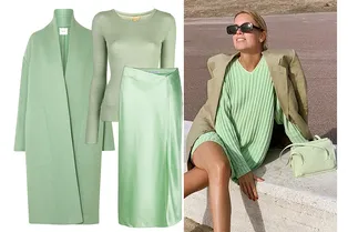 Дыхание свежести: как носить мятный цвет