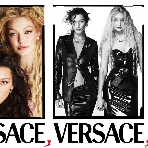 Сестры Хадид и Донателла Версаче в новой рекламной кампании Versace: стиль и элегантность