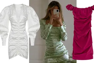 10 платьев со сборками, чтобы подчеркнуть каждый изгиб тела