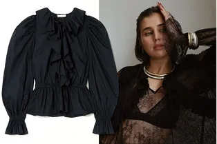 Блузы с оборками и воланами в викторианском стиле — важная покупка сезона