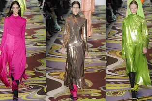 Мятная зебра, неоновый «турецкий огурец» и люрекс в новой коллекции Emilio Pucci