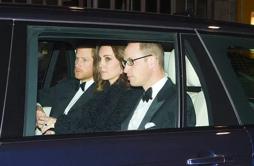 Принц Гарри, Кейт Миддлтон и принц Уильям