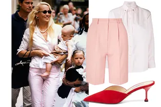 Одеться как Джерри Холл в 90-е