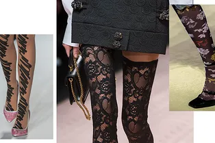 Классические, цветные, узорчатые: какие колготки будут в моде в новом сезоне