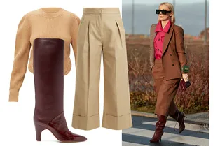 Самое практичное комбо: носите кюлоты с высокими сапогами