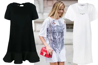 10 простых и очень легких платьев-футболок на случай жары