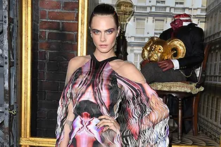 Кара Делевинь, Орландо Блум и Кэти Перри на премьере «Карнивал Роу»